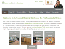 Tablet Screenshot of advancedsealingsolutions.co.uk